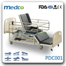 MED-PDC001 Quente! Cama hospitalar multifuncional para cuidados domiciliários